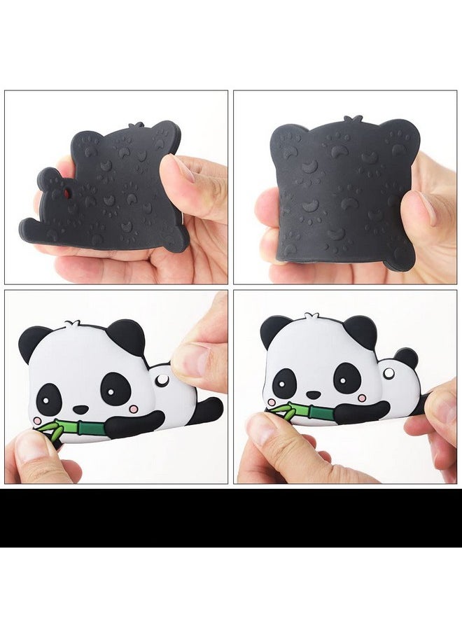 AmazingM - Panda Sensory Chew Teether For Boys And Girls,Food Grade Silicone Safety Pendant Chewy Teething Toy For Kids With Autism, Adhd,Oral Motor,Teething,Biting Needs - Image 1