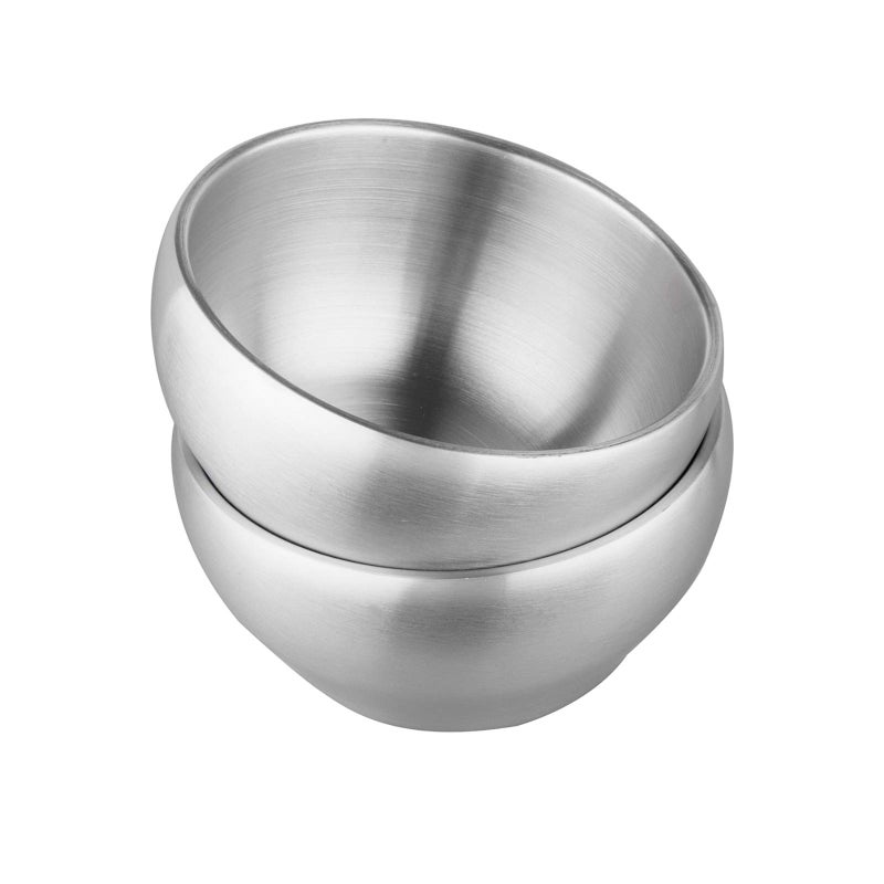 IMEEA Insulated Ice Cream Bowl 28oz Double Wall SUS304 Stainless Steel for Soup and Cereal Set of 2
