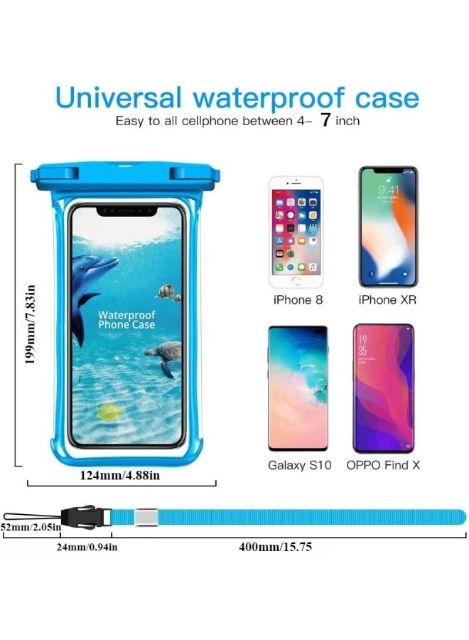 1pc Black Waterproof Phone Case Universal Swimming Water Proof Bag Underwater Phone Protector Pouch Cover for Cases - Image 3