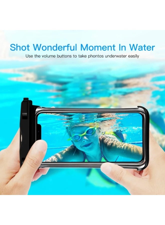 1pc Black Waterproof Phone Case Universal Swimming Water Proof Bag Underwater Phone Protector Pouch Cover for Cases - Image 4