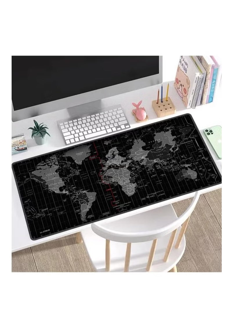 Large World Map Mouse Pad 900*400*3mm Laptop Gaming Play Mat Office Desk Mat - Image 2