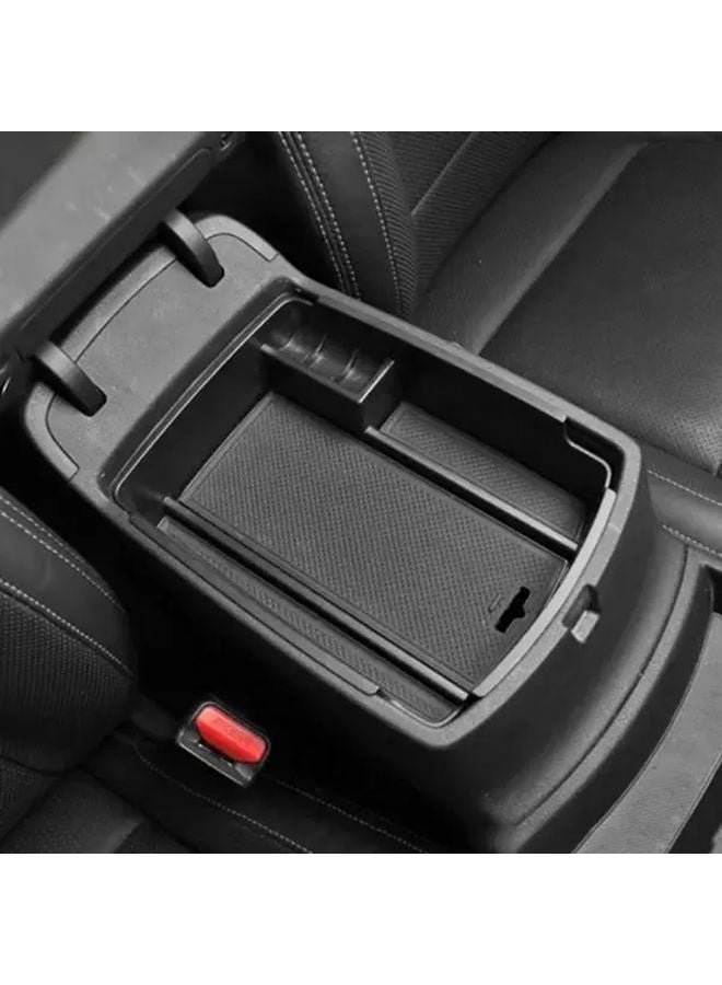 Black Center Console Organizer for Kia Sportage QL 2016 2020 with Phone Cup Holder - Image 2