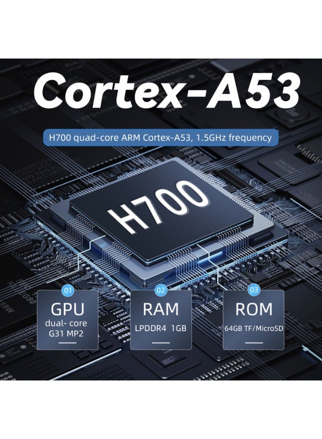 ANBERNIC  RG35XX H Retro Portable Game Console, Support 5G HDMI TV Output, WiFi, Bluetooth 4.2, 3.5" IPS Screen, Built-in Linux System with 64G TF Card 5515 Games Black - Image 5