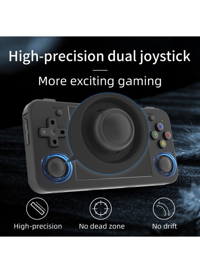 ANBERNIC  RG35XX H Retro Portable Game Console, Support 5G HDMI TV Output, WiFi, Bluetooth 4.2, 3.5" IPS Screen, Built-in Linux System with 64G TF Card 5515 Games Black - Image 4