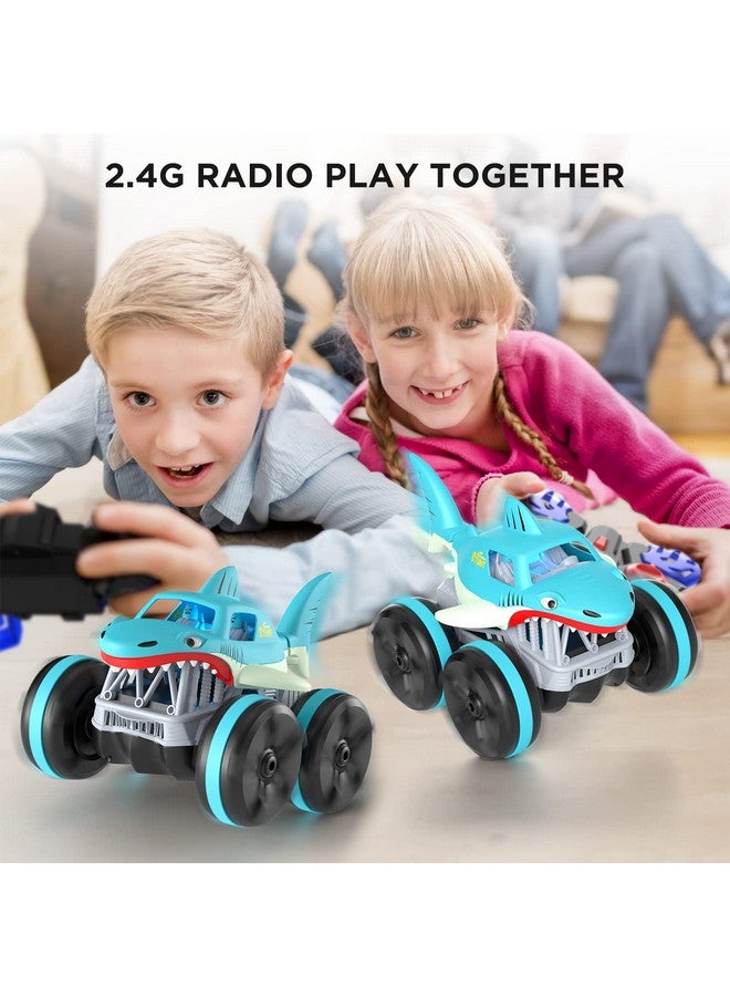 ماكس ترونيك سيارة برمائية بتحكم عن بعد، 2.4 جيجا هرتز، 4WD، مقياس 1:14، شاحنة وحشية مقاومة للماء لجميع التضاريس، قارب Rc، سيارة سمكة قرش، ألعاب للأولاد والبنات من سن 3 إلى 12 عامًا - Image 5