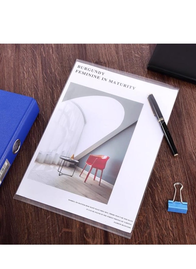 L SHAPE CLEAR FOLDER A4 10PC