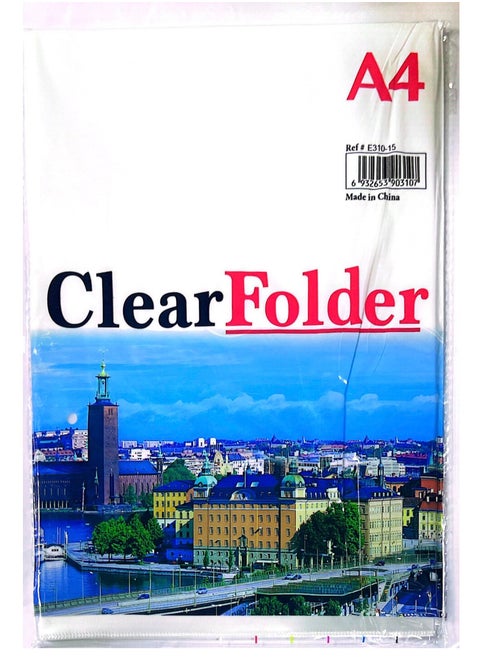 L SHAPE CLEAR FOLDER A4 10PC