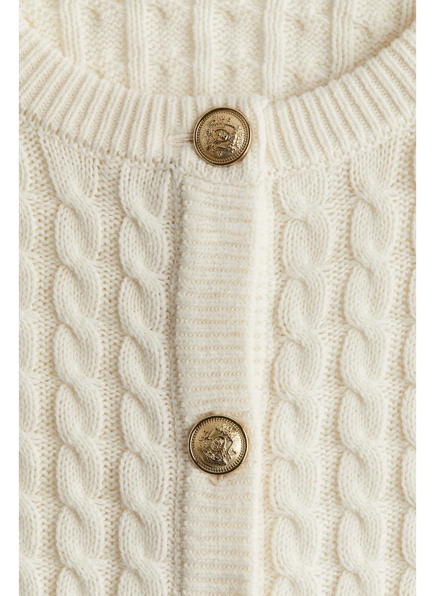 H&M Cable-Knit Cardigan