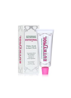 Euthymol EUTHYMOL Whitening Toothpaste (3.7fl oz) - Stain Removal in 2 Weeks, Long-Lasting Freshness for Sensitive Gum & Teeth. Bad Breath, Cavity Prevention. Recyclable Aluminum Tube  - Image 1