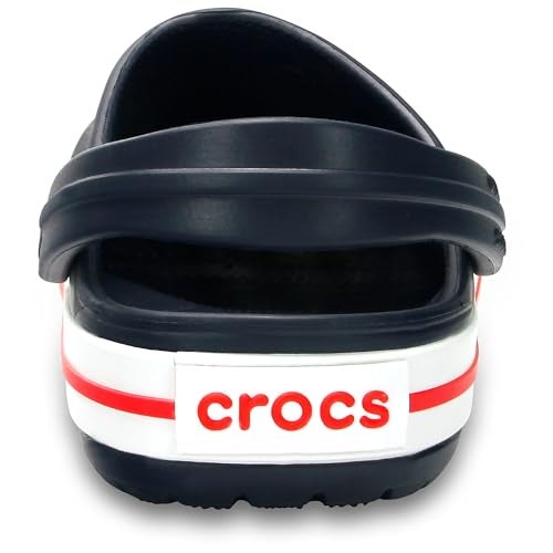 Crocs Unisex-Child Crocband Clogs (Todder Shoes), Navy/Red, 6 Toddler - Image 2