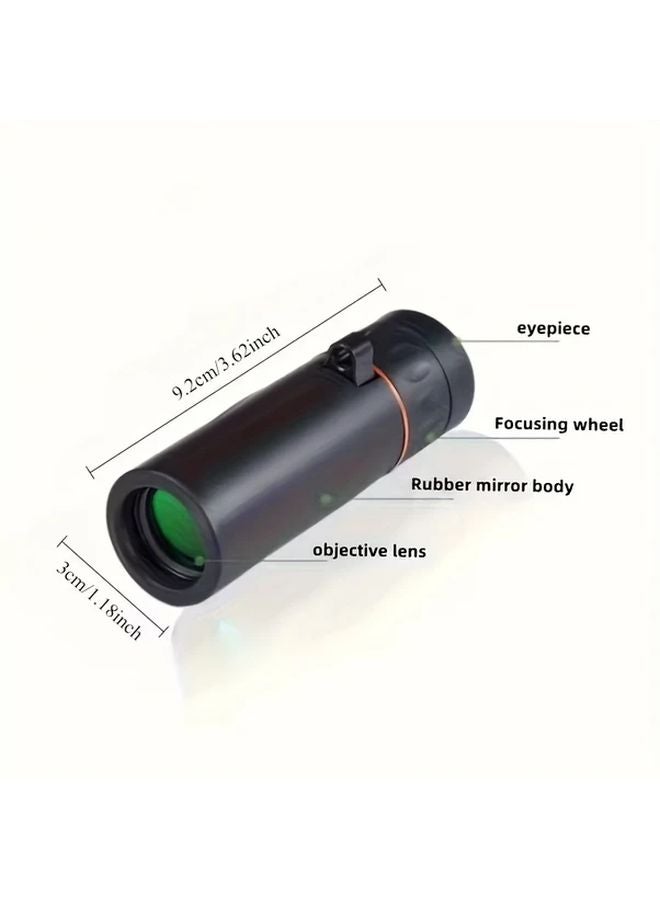 Portable 10X25 HD Manual Focus Telescope for Birdwatching Stargazing Hunting - Image 4