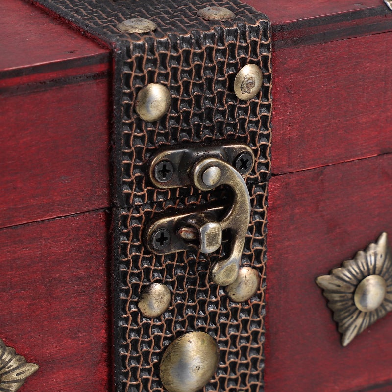 Retro Treasure Chest For Jewelry Storage And Keepsakes For Wedding Memories Decorative Box - Image 4