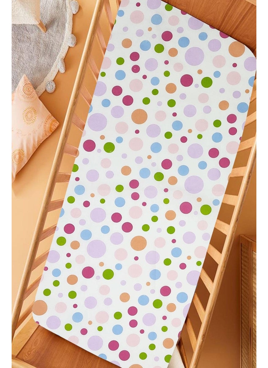 Cotenconcept Ranforce Fabric Elastic 100% Cotton Silky Baby Bedsheet  - Image 4
