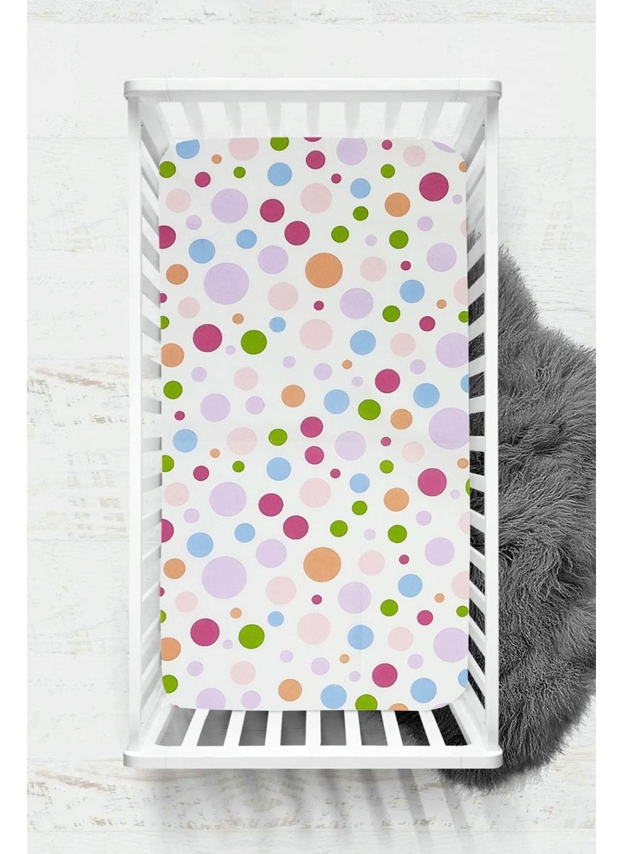Cotenconcept Ranforce Fabric Elastic 100% Cotton Silky Baby Bedsheet  - Image 1