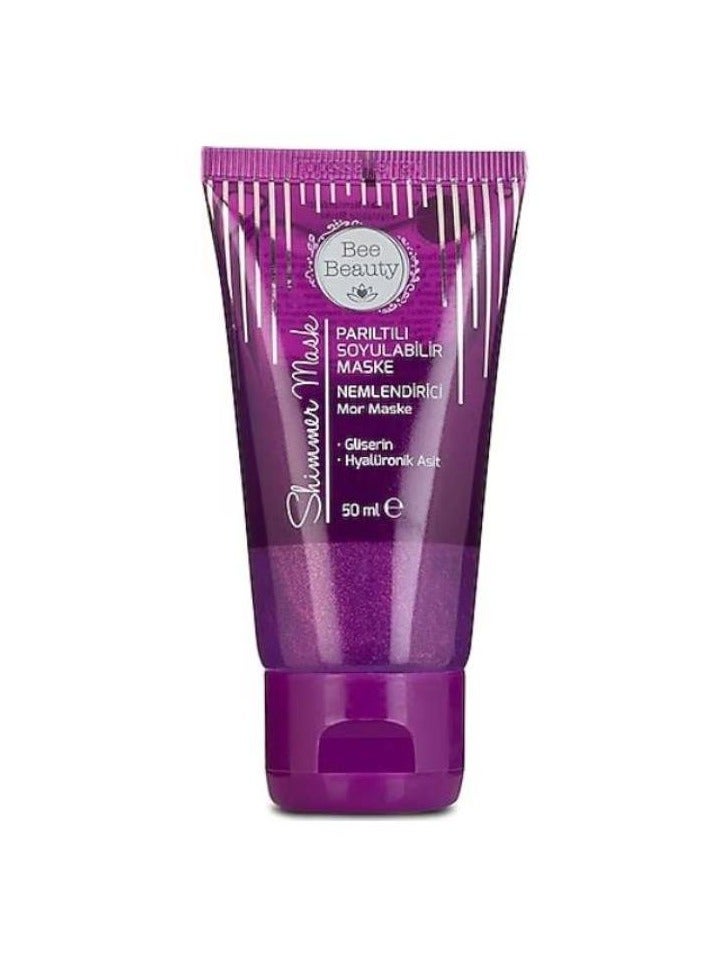 Bee Beauty Glitter Peel-Off Purple Mask 50 ml