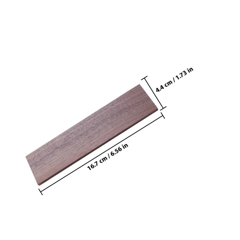 6 Inch Scale Walnut and Beech Wood Dollhouse Accessories for Miniature Home Decoration - Image 3