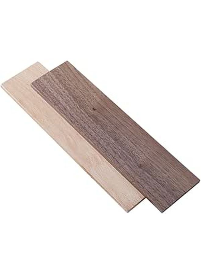 6 Inch Scale Walnut and Beech Wood Dollhouse Accessories for Miniature Home Decoration - Image 1