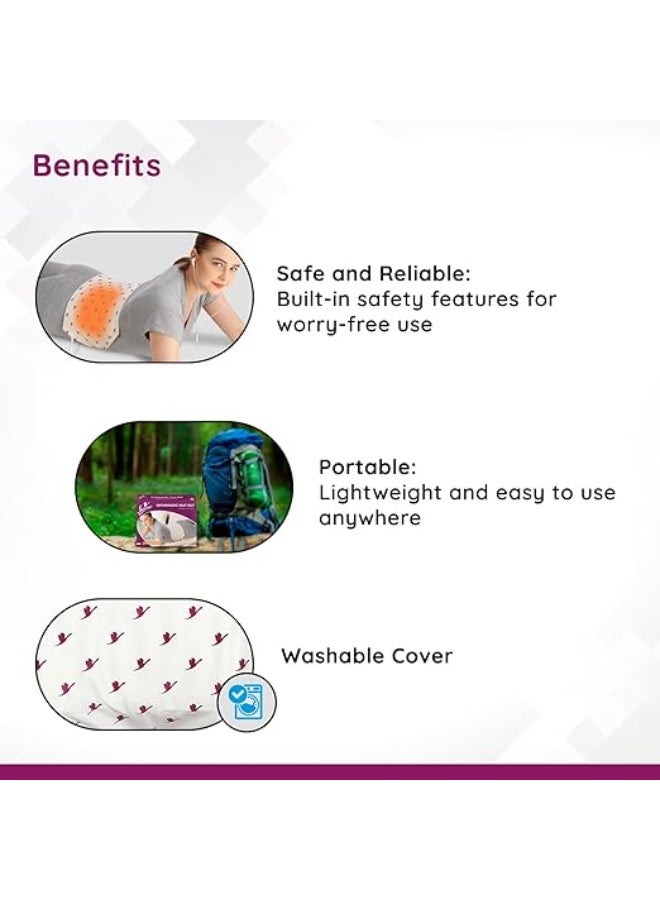 Electric Heating Belt for Orthopedic Support – Adjustable Temperature Controller – Pain Relief for Back, Neck, Shoulders & Knees - Image 3