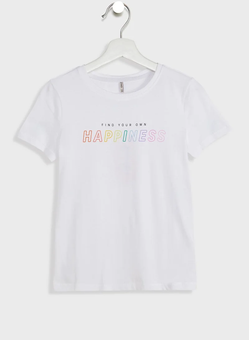 ONLY Kids Slogan T-Shirt