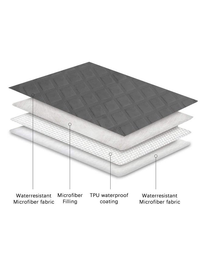 Ameritex Ameritex Waterproof Dog Bed Cover Pet Blanket with Anti-Slip Back for Furniture Bed Couch Sofa  - Image 5