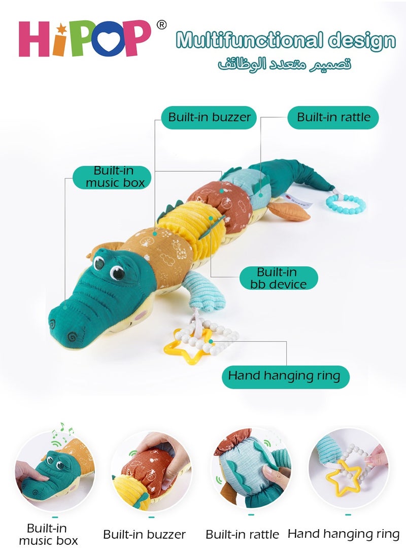 HIPOP - Baby Toys Plush Doll with Music and Pessure Sound,Comfort Toy for Baby - Image 1