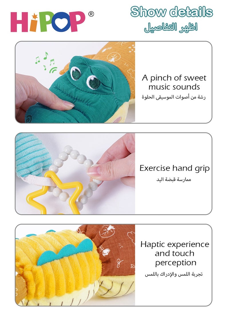 HIPOP - Baby Toys Plush Doll with Music and Pessure Sound,Comfort Toy for Baby - Image 1