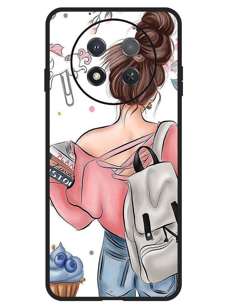 Theodor Protective Case Anti Scratch Shock Proof Bumper Cover For Huawei Enjoy 60X School Girl - Image 1