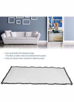 Generic Pet barrier gate Mesh Barrier Gate for Dogs and Animals Indoor and Outdoor Safety Gate Can Be Installed Anywhere for Dogs and Cats, Includes Hooks and Adhesive Posts, 110 x 77 cm  - Image 5