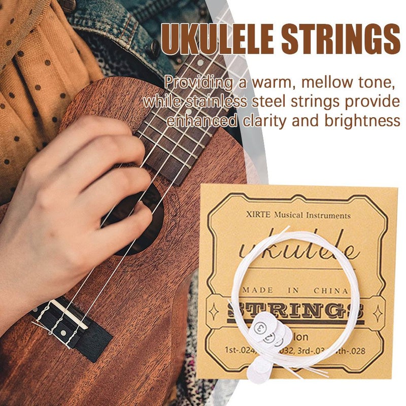 Ukulele strings, ukulele strings, small guitar, Hawaiian guitar, four-string universal nylon strings, genuine product. - Image 4