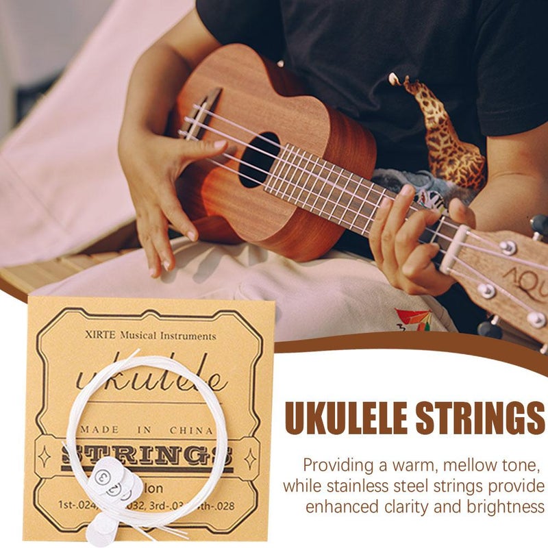 Ukulele strings, ukulele strings, small guitar, Hawaiian guitar, four-string universal nylon strings, genuine product. - Image 3