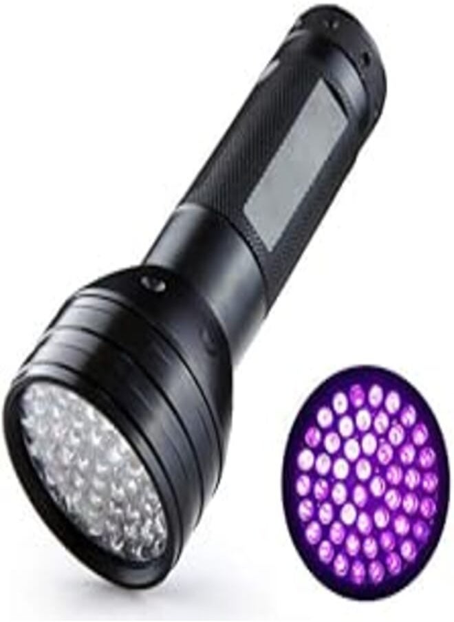 OR 51 LED UV Flashlight Ultraviolet Black light Detector for Dog Urine Pet Stains and Bed Bug 