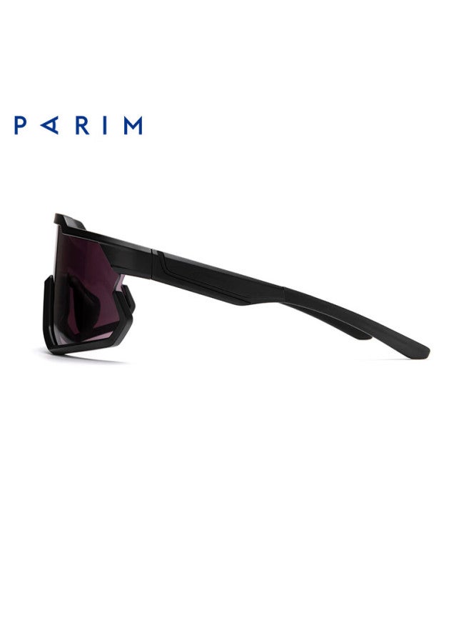 Parim Sports Cycling Windproof Sungl, Uv Protection, Outdoor Hiking Goggles, B02 Black Frame Purple - Image 4