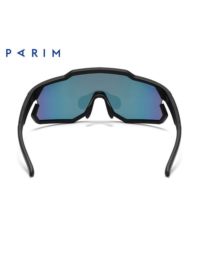 Parim Sports Cycling Windproof Sungl, Uv Protection, Outdoor Hiking Goggles, B02 Black Frame Purple - Image 3