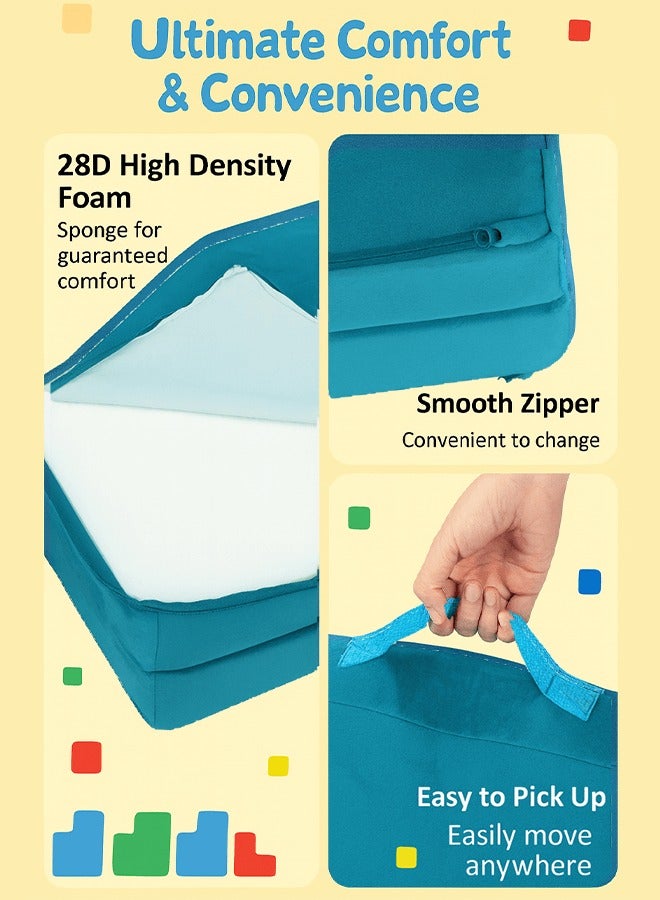 هومبيني أريكة لعب للأطفال – أريكة رغوية معيارية للمغامرات الإبداعية داخل المنزل، بتصميم ناعم وآمن للعب الإبداعي والمرح اليومي للأطفال - Image 3