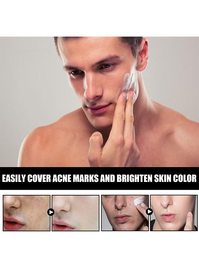 لايكو كريم كسول احترافي للرجال ، خافي عيوب البشرة وتفتيحها ، طبيعي ومنعش ، مقاوم للماء ومقاوم للعرق ، مناسب للاستخدام أثناء المكياج 50 جرام - Image 5