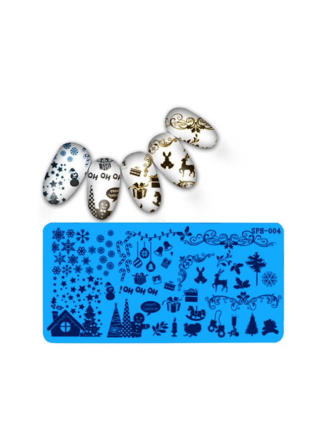 Nail Plates Nail Stamp Templates Metal Manicure Stencils Nail Art Stamping Image Plates for Nail Salon DIY Decoration MEDIUM NSP SPH004