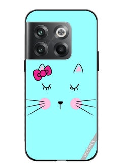Protective Case Cover For OnePlus Ace Pro Sleeping Cat Design Multicolour