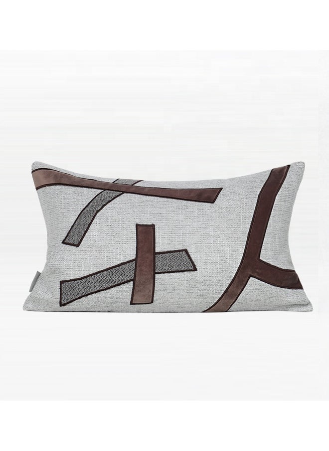 Kiana home furnishing - Etheral Twilight Purple Rectangle Cushion - Image 1
