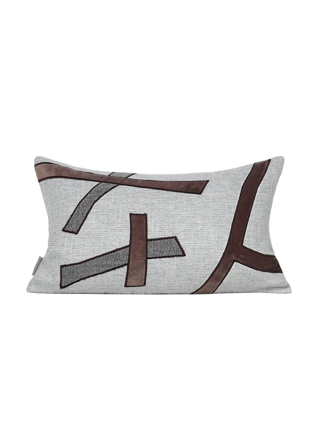 Kiana home furnishing - Etheral Twilight Purple Rectangle Cushion - Image 1