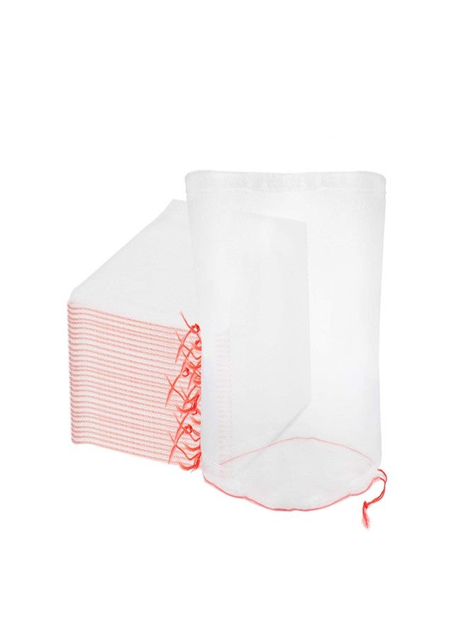 ENPOINT Fruit Protection Bags for Fruit Tree, 50pcs 8x12 in Grape Netting Bags with Drawstring, Reusable Fruit Cover Bags Mesh Protect Fruits Plants Flowers Veggies from Insects Birds Flies - Image 1