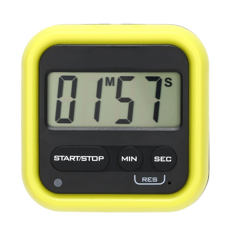 Classroom Timer: Green, Large LCD Screen, Loud Crisp Alarm - Count Up & Count Down Function, Stopwatch for Classroom, Kitchen, Gym, Meetings & Home Use - Image 3