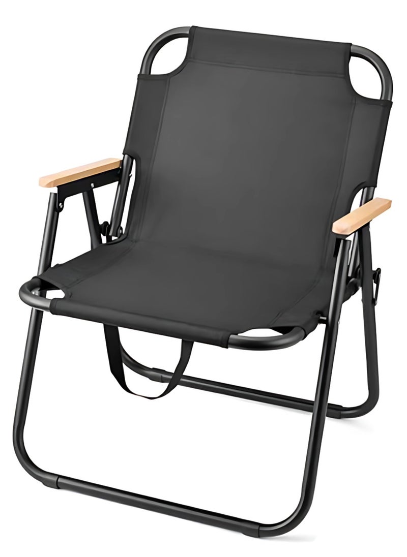 Manful Portable Folding Camping Chair Beige, Lightweight Folding Chair for Outdoor Enthusiasts, Folding Chair for Every Adventure, Folding Camping Chair for Travel and Leisure  - Image 5
