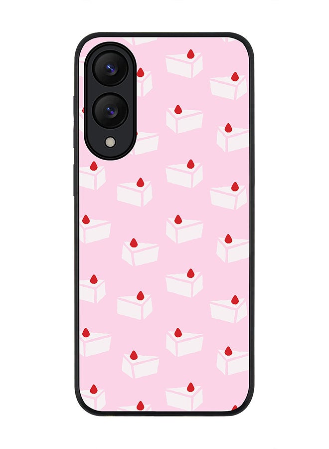 Stylizedd For Samsung Galaxy S25 Edge Case,Slim fit Camera Protection, Shockproof Thin Phone cover  - Cake Piece