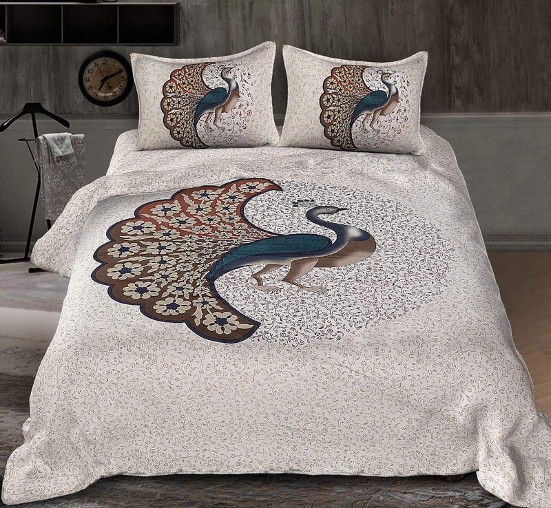 UNIBLISS Cotton 144 TC Bedsheet (Double_Multicolour) - Image 4