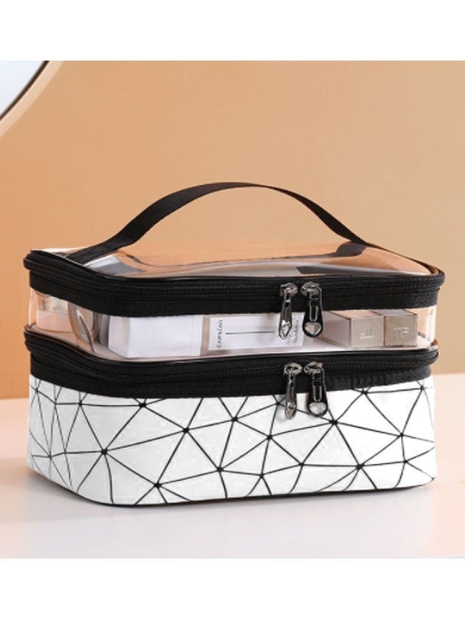 KLNAMAEAAN Double Layer Waterproof Portable Makeup Cosmetics Bag - Image 1