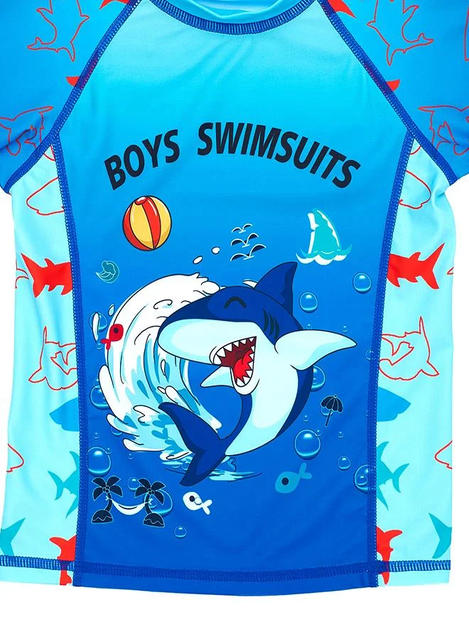 babyqlo Shark Splash 3 Pc Boys Swim Set