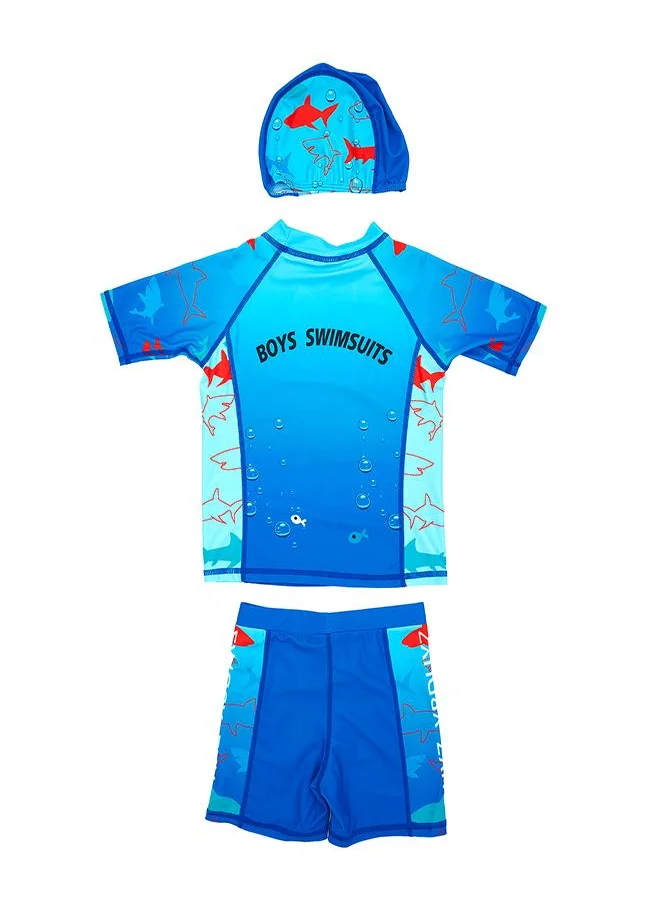 babyqlo Shark Splash 3 Pc Boys Swim Set
