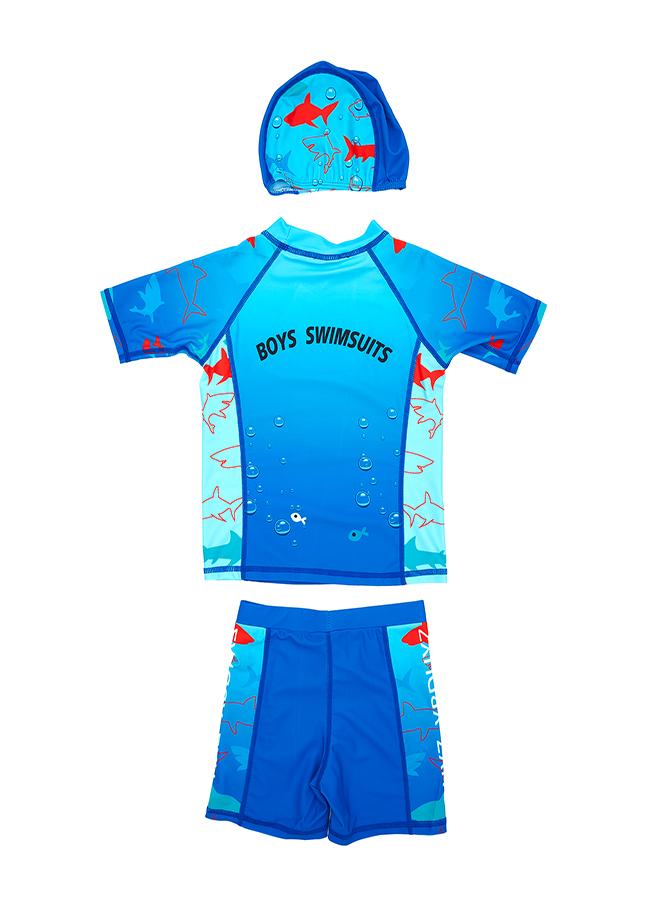 بيبي كلو طقم سباحة للأولاد من شارك سبلاش  قطع - Image 2