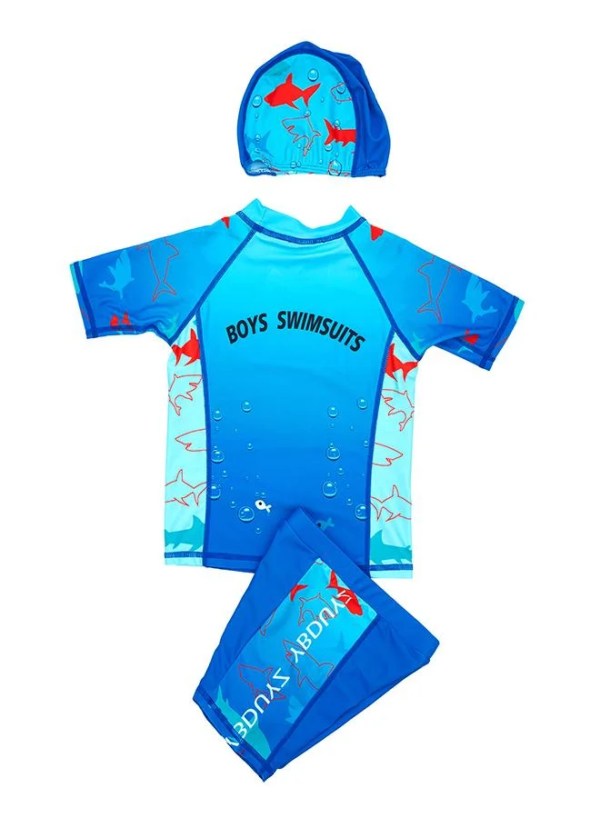 babyqlo Shark Splash 3 Pc Boys Swim Set