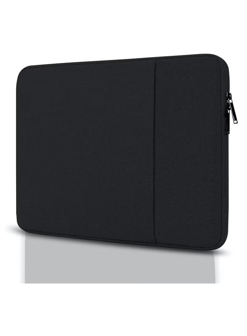 Laptop Bag Sleeve Compatible with MacBook Air 13 inch M2 M3 A3113 A2681 2010-2023 M1 A2337 M2 A2179 A1932, Pro M2 A2338 M1 A2289 A2251 A2159 A1989 A1706 A1708 (Black, 13 Inch)